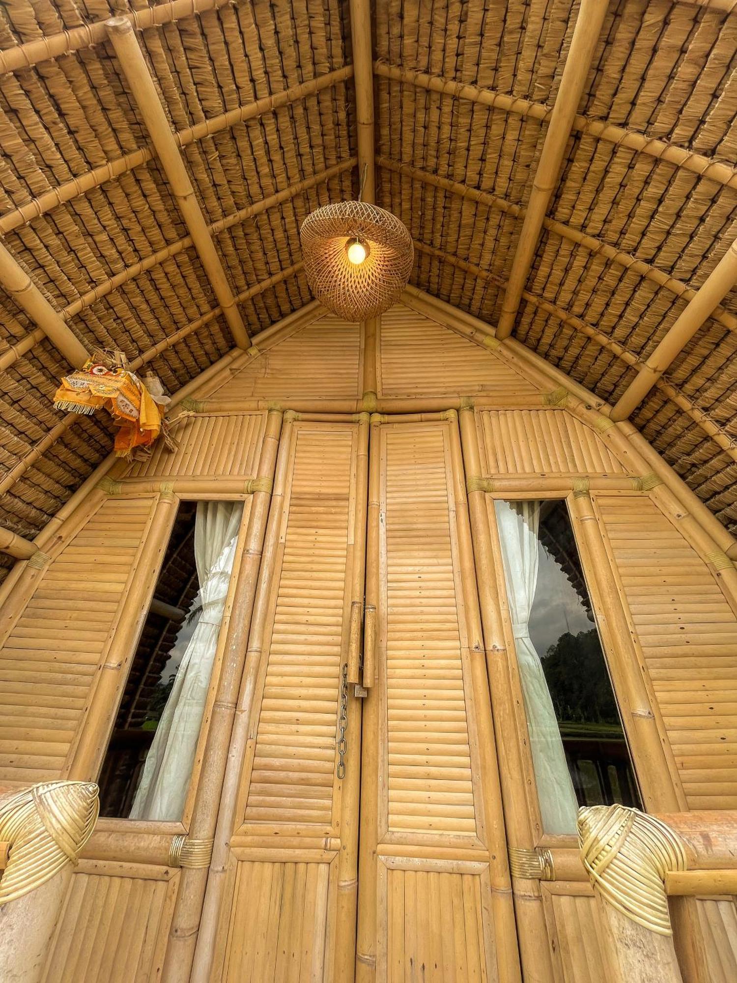 Kawig Bamboo House - Ricefield View, Eco Bamboo Home Tampaksiring Zewnętrze zdjęcie