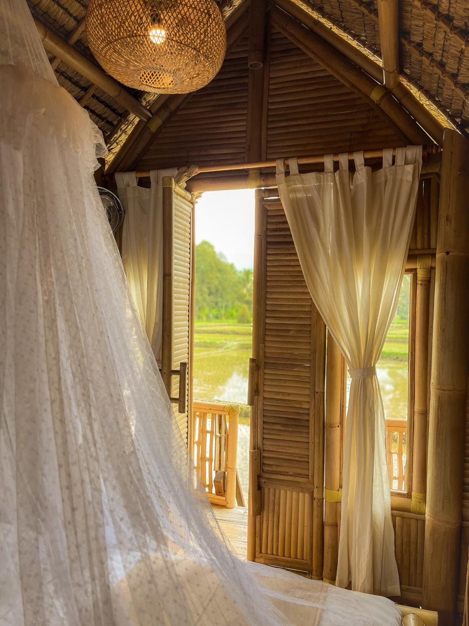 Kawig Bamboo House - Ricefield View, Eco Bamboo Home Tampaksiring Zewnętrze zdjęcie