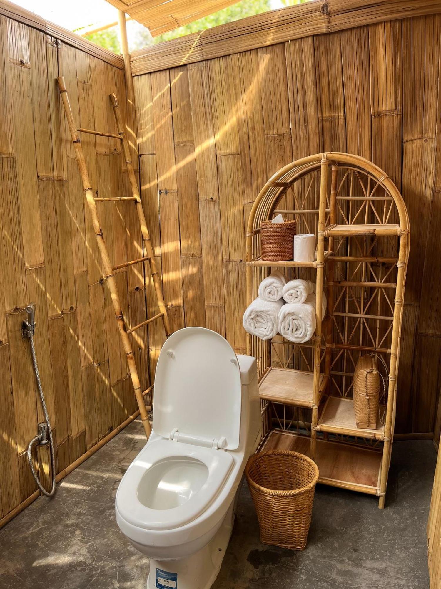 Kawig Bamboo House - Ricefield View, Eco Bamboo Home Tampaksiring Zewnętrze zdjęcie